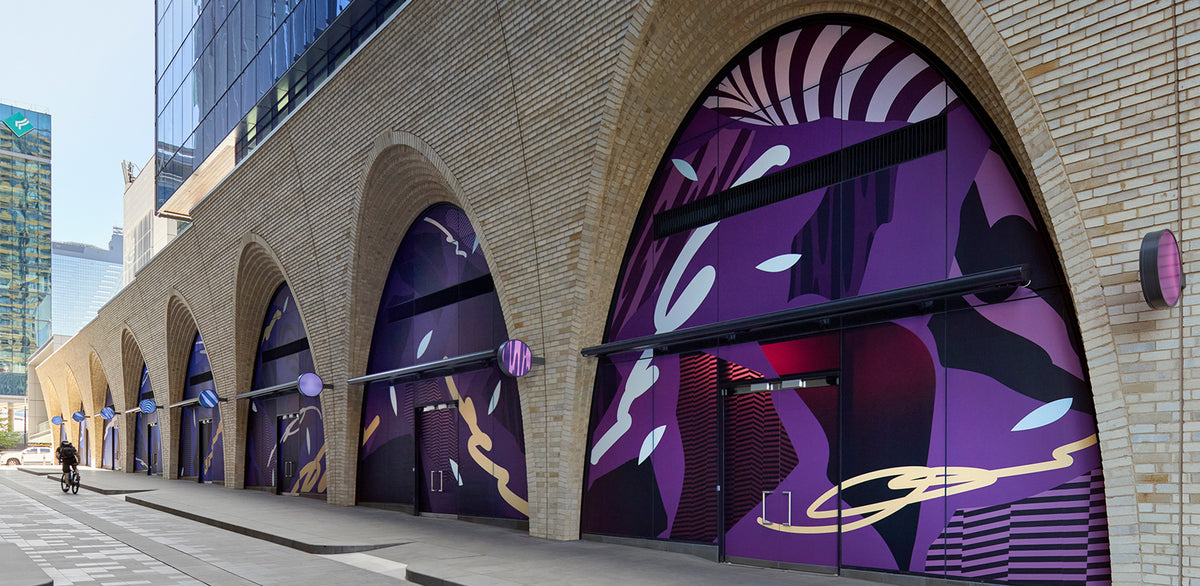 Placemaking and Public Art Project by ART AID at Melbourne Quarter by Lendlease.