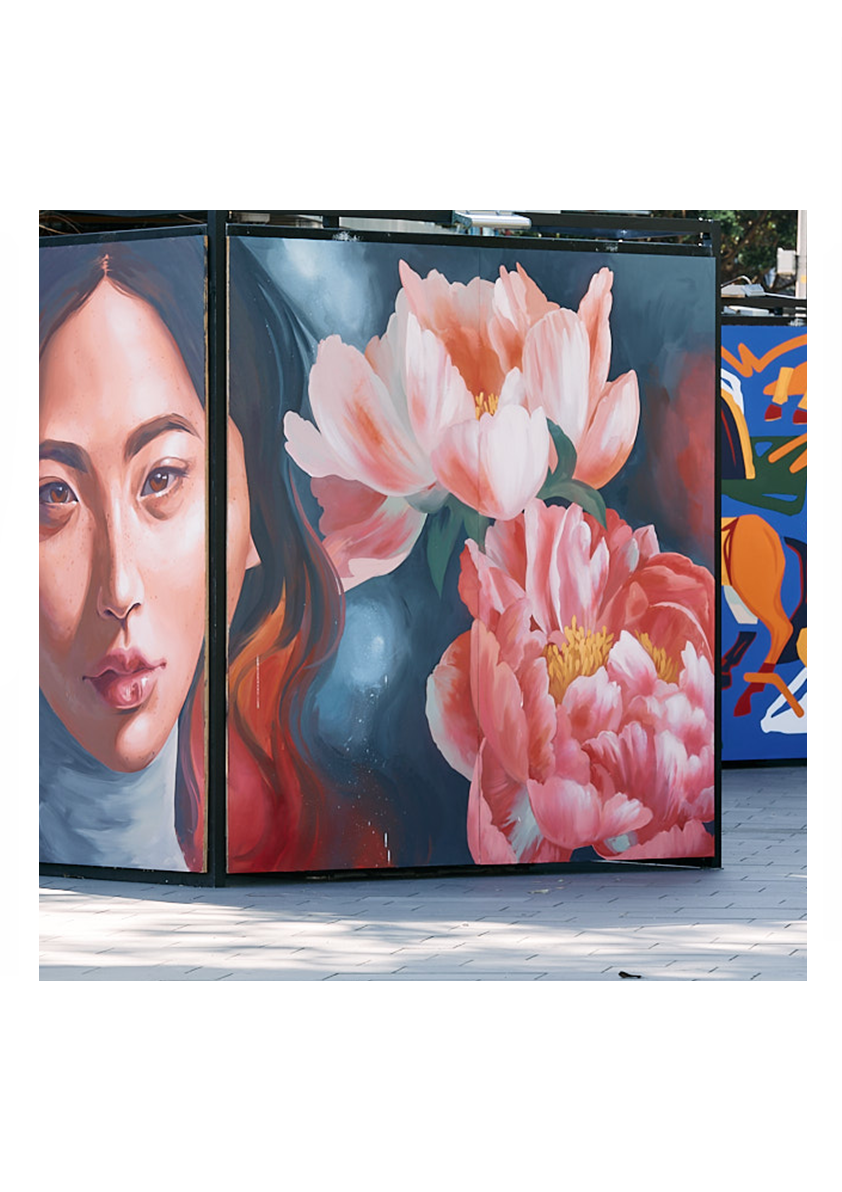 Mural Artwork 'Untitled Part 1' by Sarah McCloskey